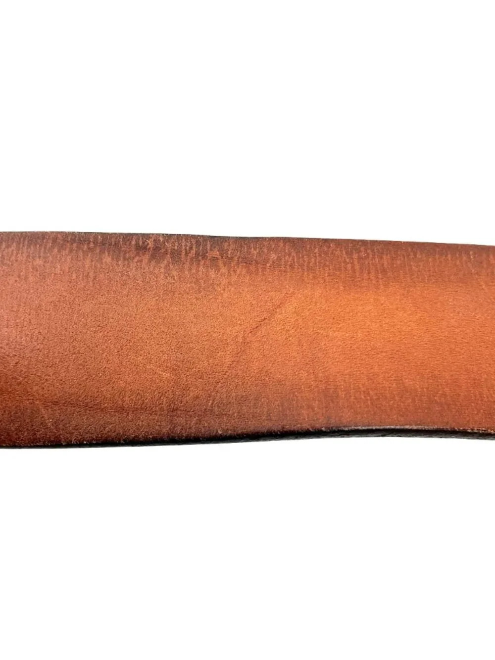 Fossil Genuine Leather Roller Buckle Belt Womens Large Tan & Black  BT2803200